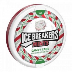 Hershey's ice breakers mints candy cane