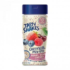 Tasty shakes oatmeal mix-ins berry berry cherry