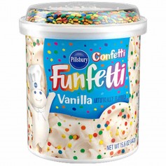 Pillsbury confetti funfetti vanilla frosting