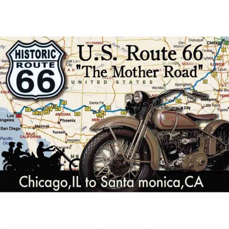 Magnet vintage mother road