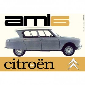 Magnet vintage citroen ami6