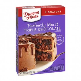 Duncan hines perfectly moist triple chocolate cake mix
