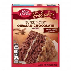 Betty Crocker super moist cake mix german chocolate