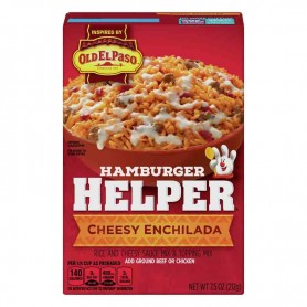 Hamburger helper cheesy enchilada