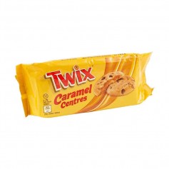 Twix caramel centres cookies