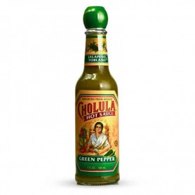 Cholula hot sauce green pepper
