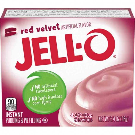 Jell-O red velvet pudding