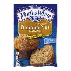 Martha banana nut muffin mix