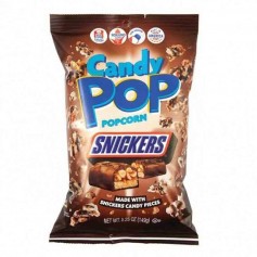 Candy pop corn snickers
