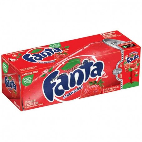 Fanta fraise pack 12