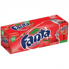 Fanta fraise pack 12