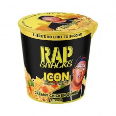 Rap snacks icon ramen noodles creamy chicken