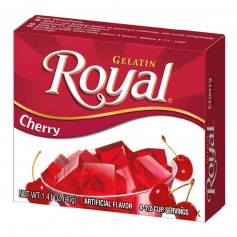 Royal gelatin cherry