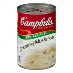 Campbells' cream of mushroom 98% fat free