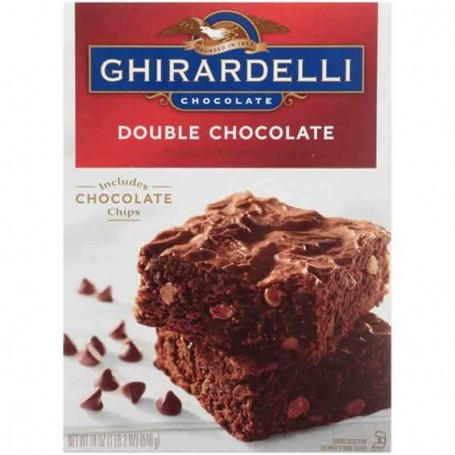Ghirardelli double chocolate brownie mix