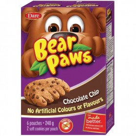 Dare bear paws chocolate chip