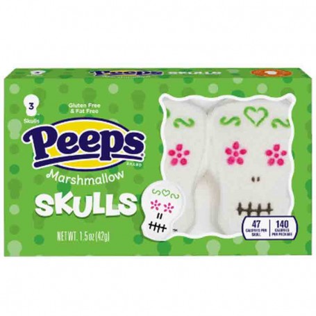 Pepps marshamallow skulls (3 pieces)
