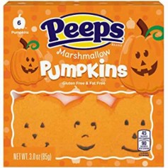 Peeps marshmallow pumpkins (6 pieces)