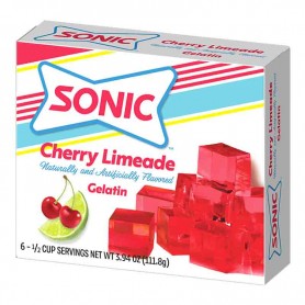 Sonic cherry limeade gelatin