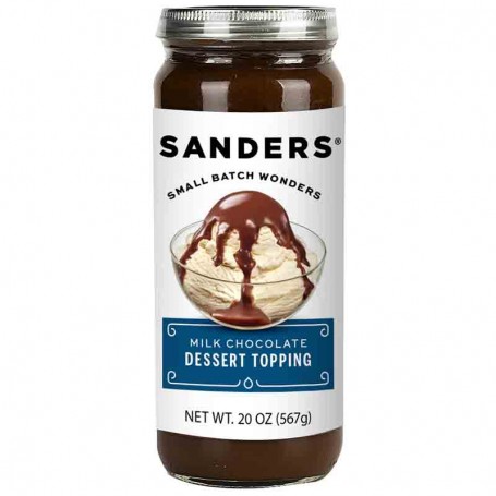 Sanders milk chocolate topping
