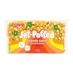 Jet-puffed candy corn marshmallow