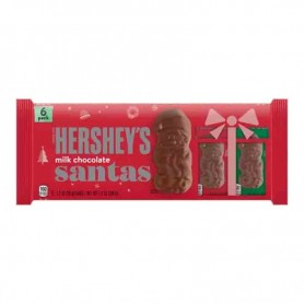 Hershey's milk chocolate santas (6 pieces)