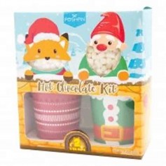 Fox and gnome hot chocolate and marshmallow kit