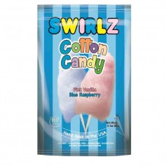 Swirlz cotton candy vanilla / bue raspberry