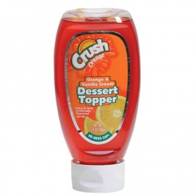 Dessert topper crush orange
