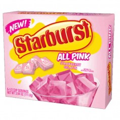 Starburst all pink starwberry gelatin