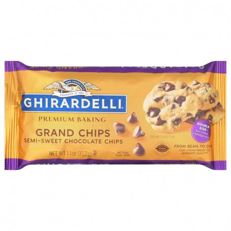 Ghirardelli semi sweet chocolate baking grand chips