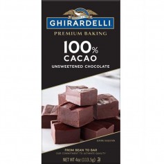 Ghirardelli 100% cacao chocolate baking bar