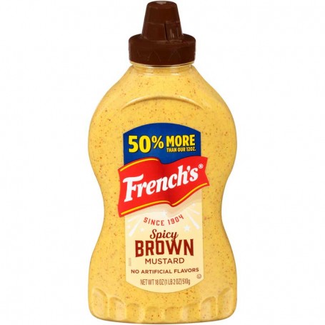 French's spicy brown mustard 510g