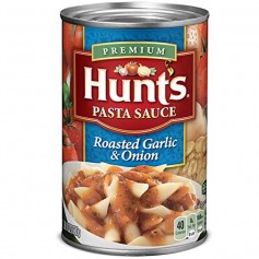 Hunt's pasta sauce roasted gralic & onion