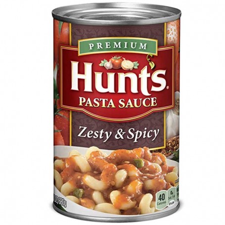 Hunt's pasta sauce zesty and spicy