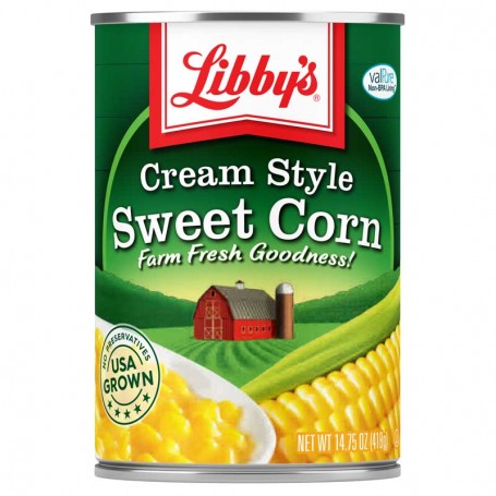 Libby's cream style sweet corn