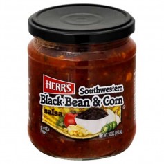 Herr's southwestern black bean and corn salsa