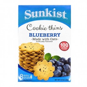 Sunkist cookie thins blueberry