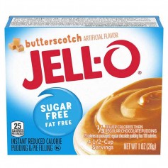 Jell-O butterscotch pudding sugar free