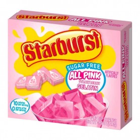 Starburst all pink starwberry gelatin sugar free