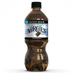 Virgil's root beer PET bottle