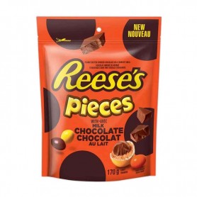 Reese's pieces with milk chocolate