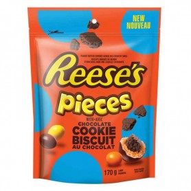 Reese's pieces with chocolate cookie