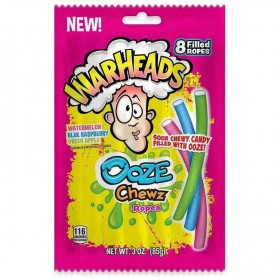 Warheads ooze chews rope 85G