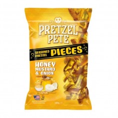Pretzel pete honey mustard and onion