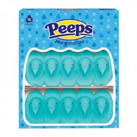 Peeps marshmallow blue 15 chicks