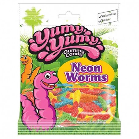 Yummy yummy neon worms