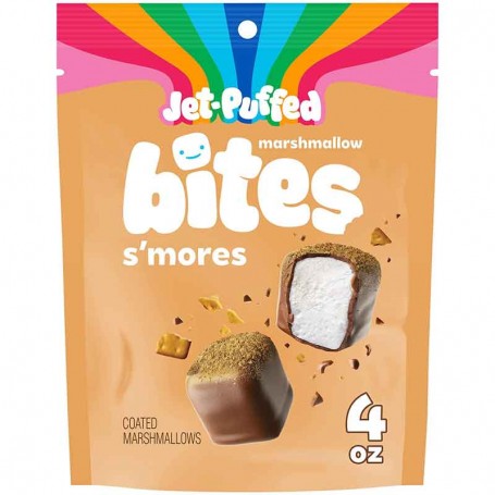 Jet-puffed marshamallow bites s'mores