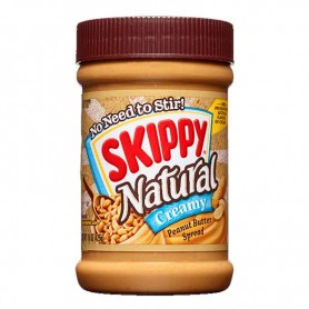 Skippy natural creamy peanut butter 425G