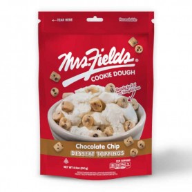 Mrs fields cookie dough dessert topping chocolate chip